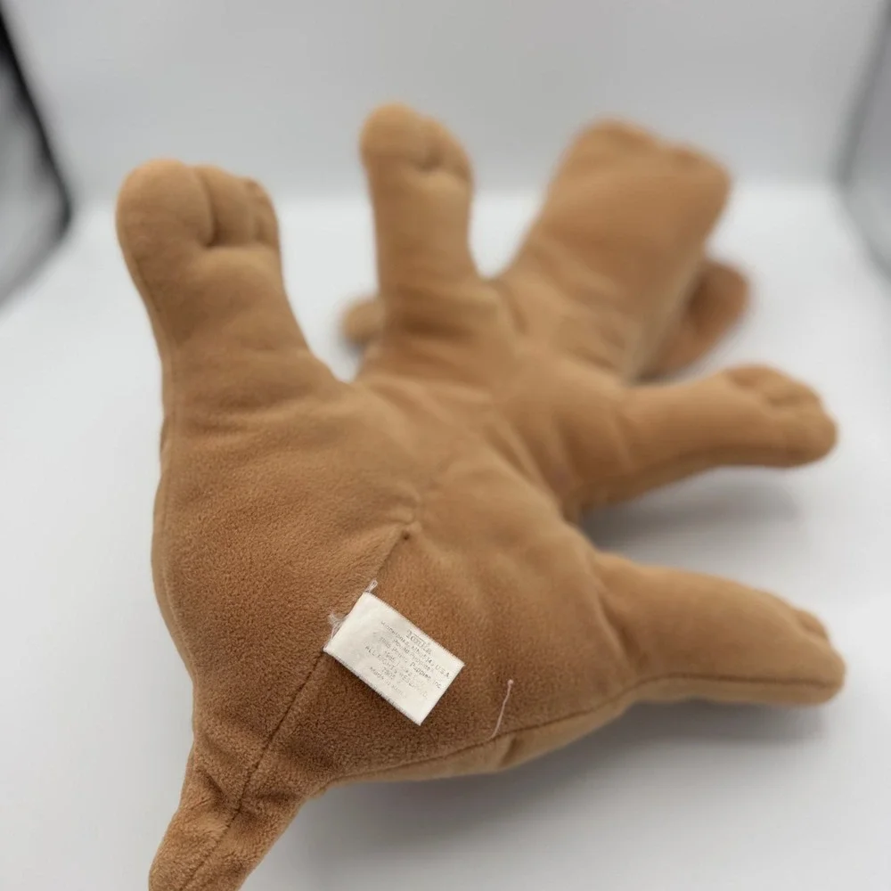 Tonka Pound Puppies Plush Dog Unisex Small Tan 1985 Vintage Retro Stuffed Animal